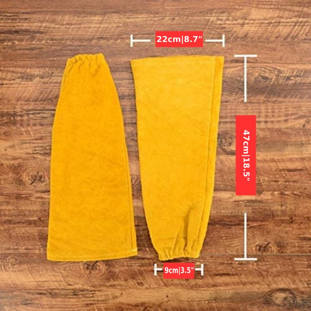 buy leather welding work sleeve online